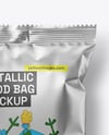 Metallic Food Bag Mockup