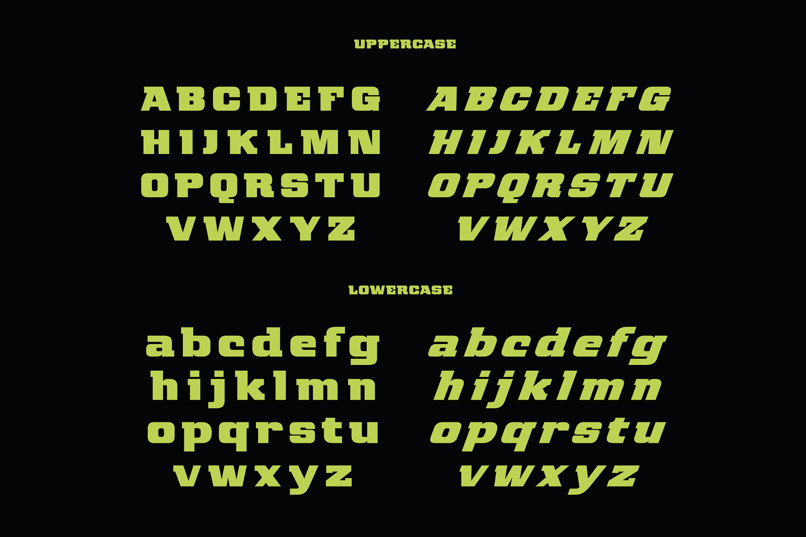 Gritstorm - Sport Typeface