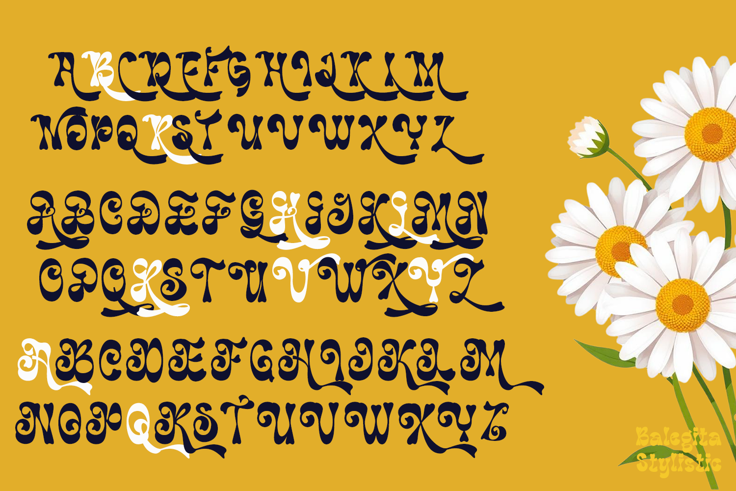 Balegita Groovy Typeface