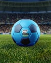Soccer Ball on Stadium Field Mockup