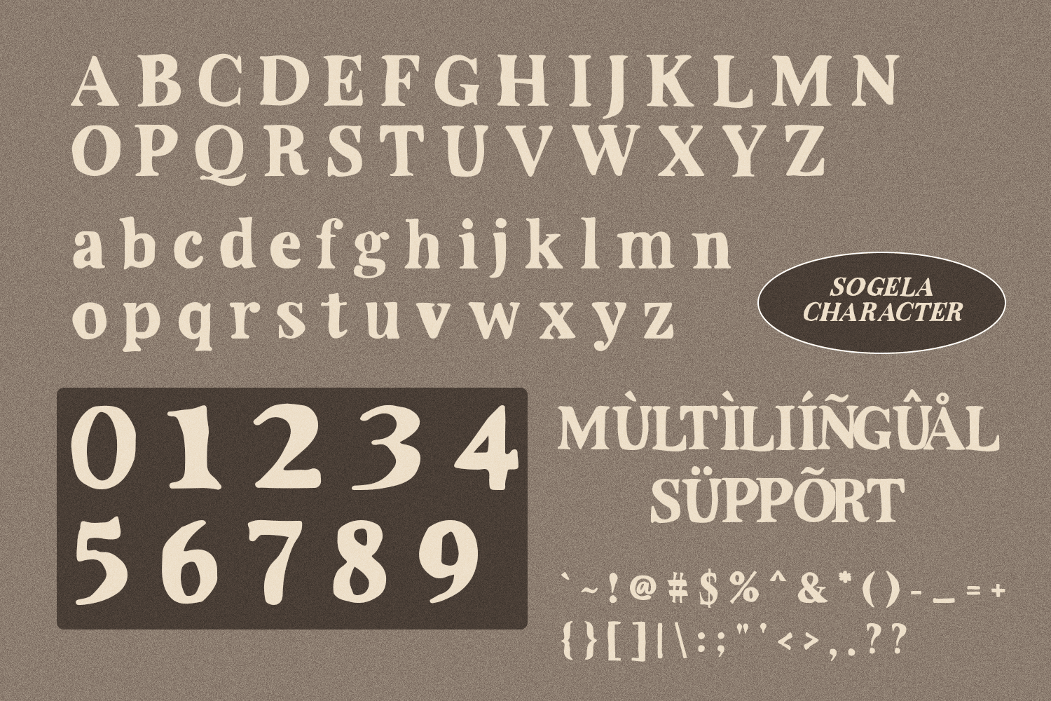 Sogela - Handdrawn Serif Font