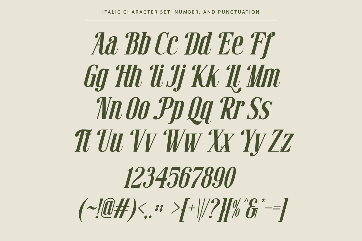 Mandelina - Modern Script Font