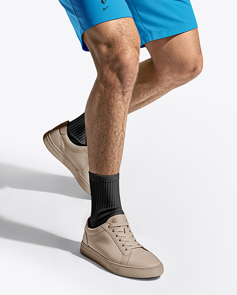 Man Wearing Tennis Uniform Mockup