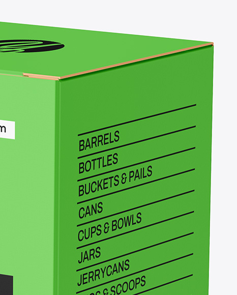Paper Box Mockup