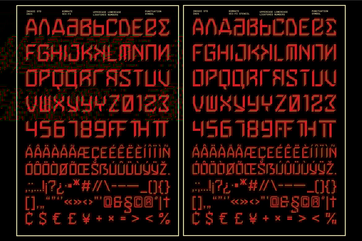 Kombate – Sci-Fi Propaganda Display Font