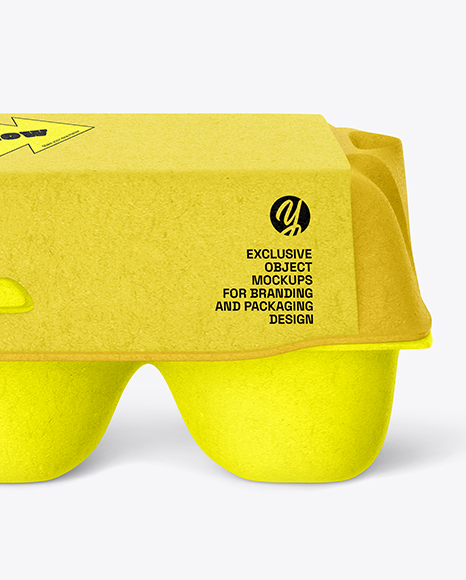 Egg Carton Packaging Mockup
