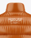 Glossy Down Vest Mockup