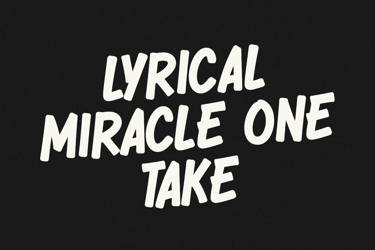 Restea Choco Solid Painted Marker Font