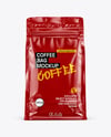 Glossy Coffee Bag Mockup