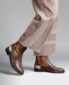 Chelsea Boots on Woman's Legs with Pants Mockup