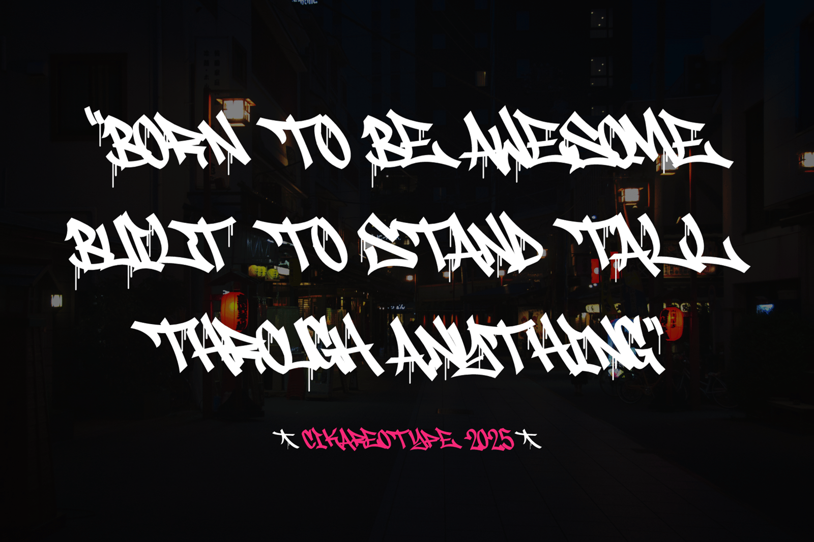 Meltdown Phantom – Urban Drip Graffiti Font