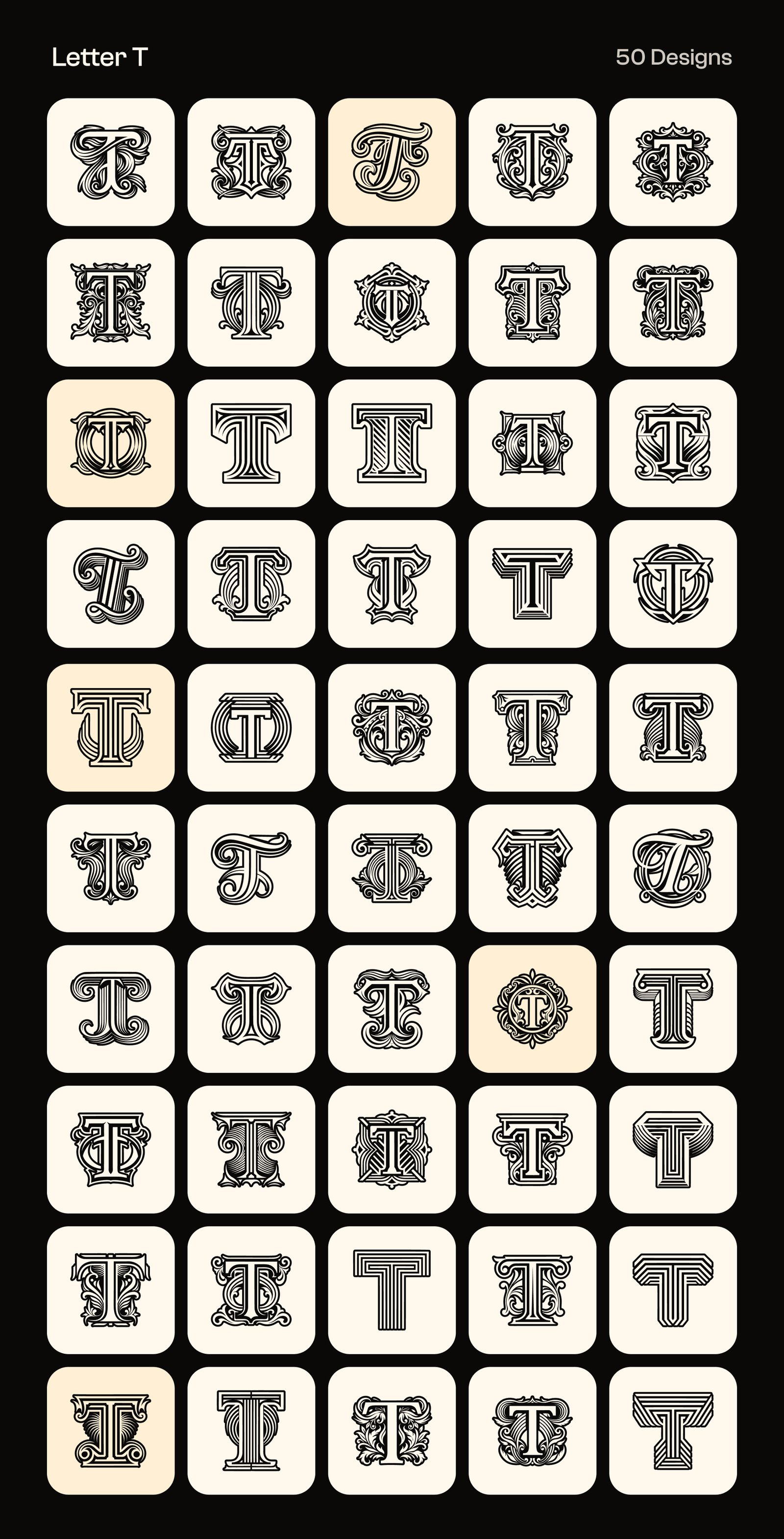 Alphabet Letters Logo Bundle