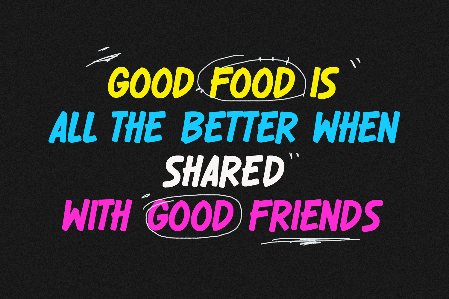 Restea Choco Solid Painted Marker Font