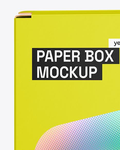 Paper Box Mockup