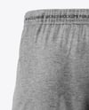 Heather Shorts Mockup - Back View