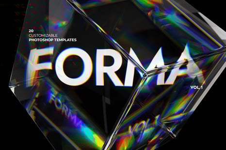 FORMA - 20 Photoshop Templates - Poster Templates