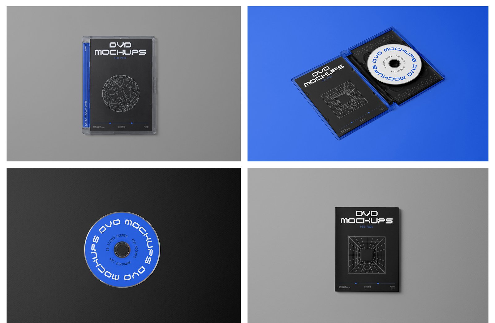 DVD Digipack Mockups