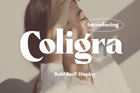 Coligra Font - Display product