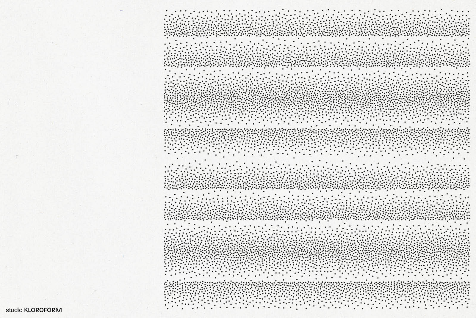 Stipple 1 - 100 dotted objects