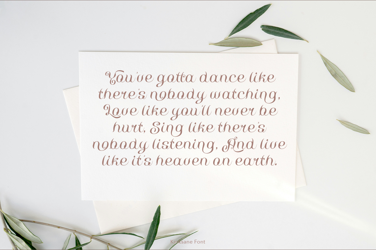Kinksane Script Font