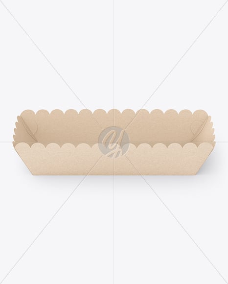Kraft Paper Tray Mockup