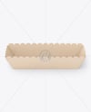 Kraft Paper Tray Mockup