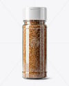 Spice Jar with Ground Pepper Mix Mockup