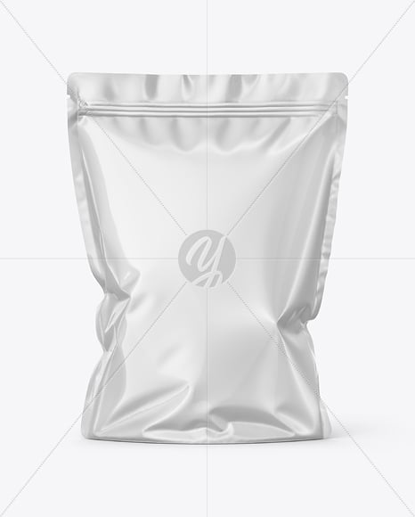 Glossy Stand-Up Pouch Mockup