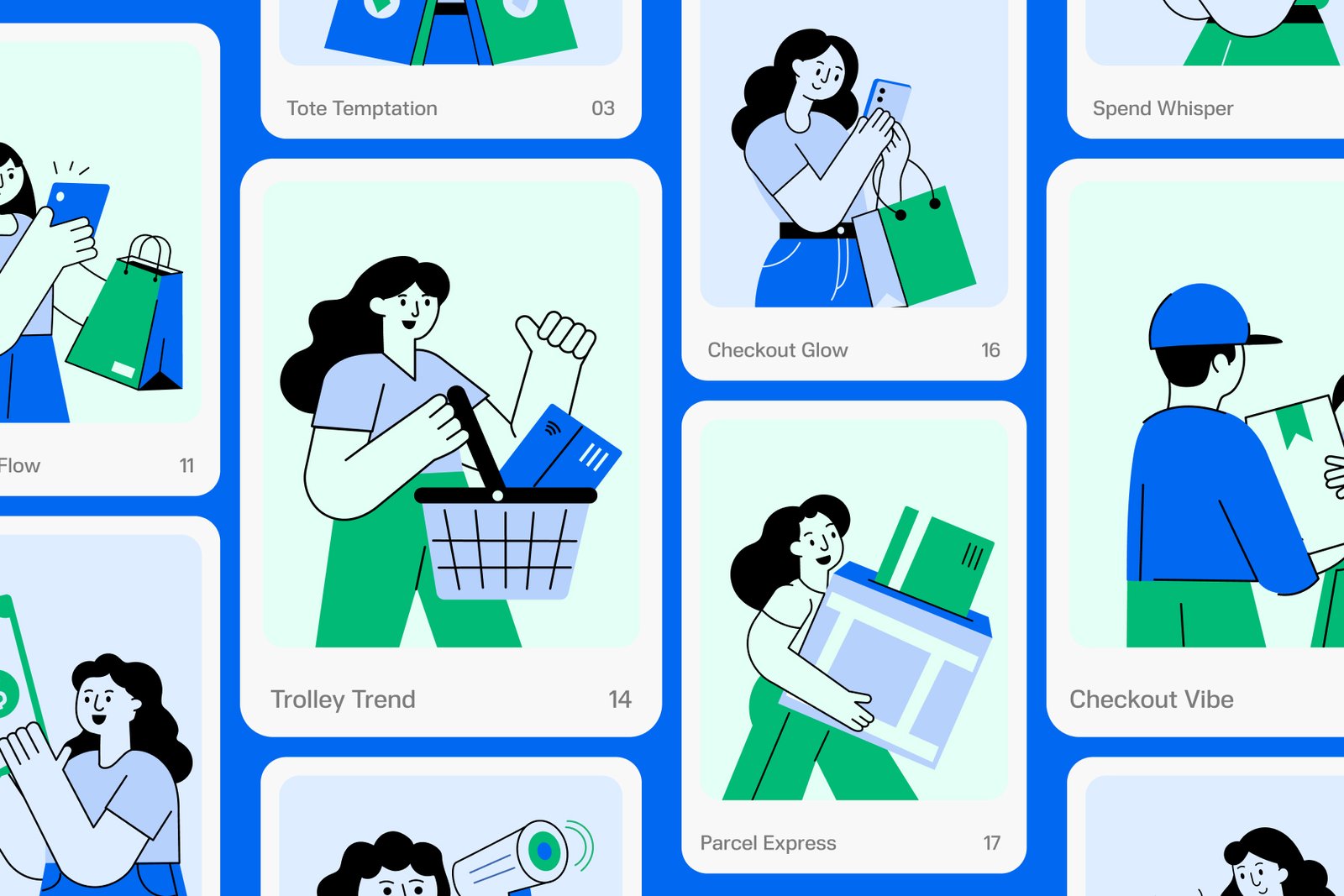 Shopping Illustration Art