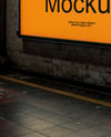 Subway Billboard Mockup