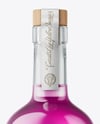 Clear Glass Liquor Bottle Mockup
