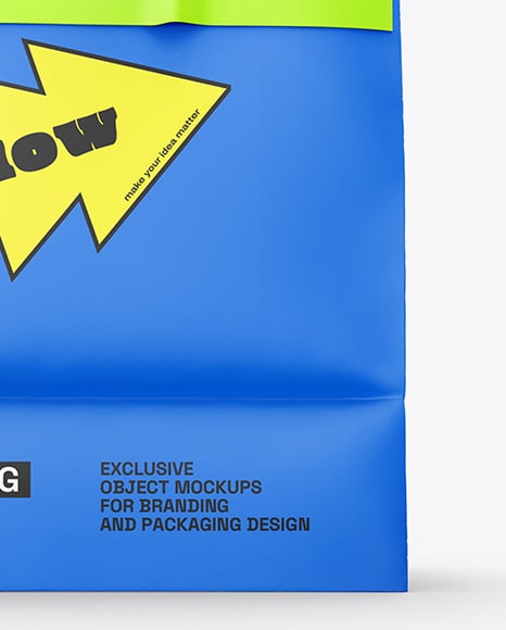 Matte Paper Bag Mockup