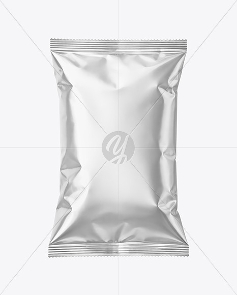 Metallic Snack Package Mockup