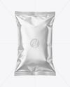 Metallic Snack Package Mockup