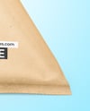 Kraft Triangular Package Mockup