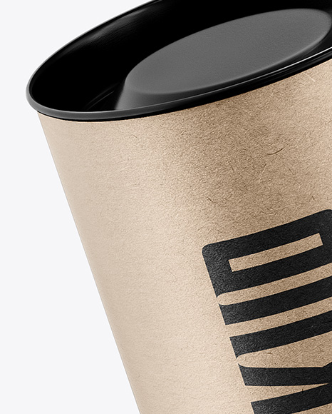 Tall Whiskey Bottle with Tube Mockup