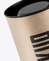 Tall Whiskey Bottle with Tube Mockup