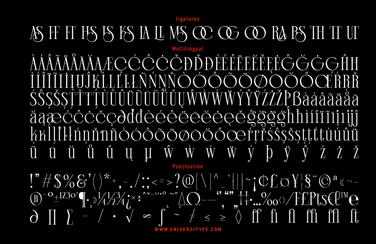 UT Silver Glass - A Display Serif Font