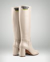 Pair of Women's High-Knee Boot Mockup