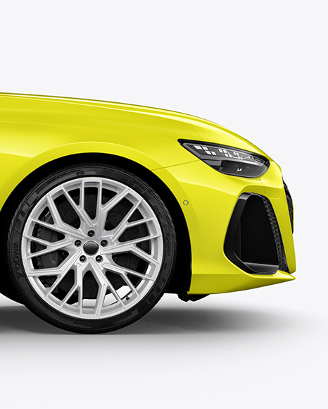 Sportback Car Mockup - Side View