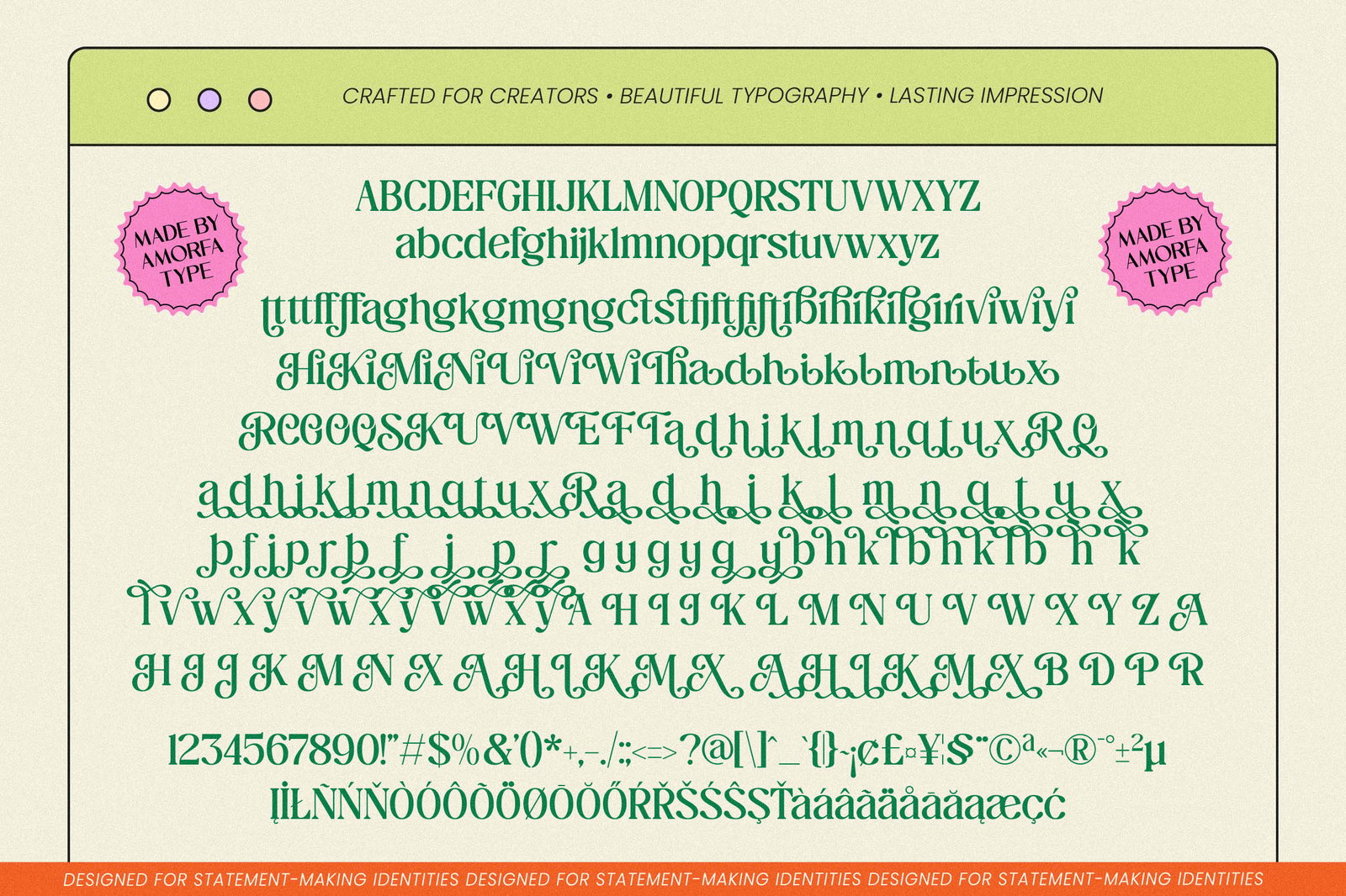 The Daily Midtones Decorative Serif