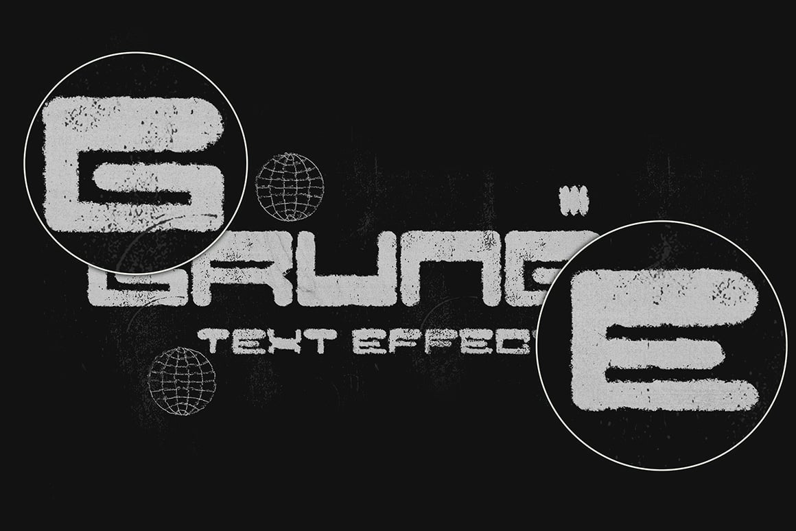Grunge Text Effects – 2 PSD Files