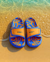 Velcro Slide Sandals on the Beach Mockup