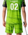 Man Wearing Badminton Uniform Mockup