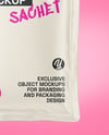 Matte Sachet Mockup