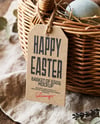Easter Basket with Tag Mockup