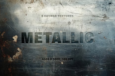 Polished Grunge Metallic Textures - Textures
