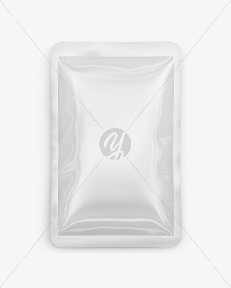 Glossy Sachet Mockup