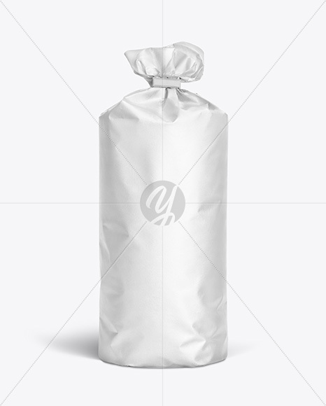 Matte Round Snack Package Mockup