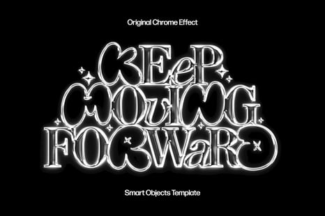 Glass Chrome Effect - Chrome effect